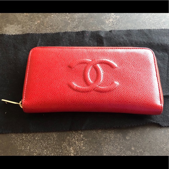 Chanel Caviar Large Timeless CC Zip Around Wallet - Picture 2 of 7